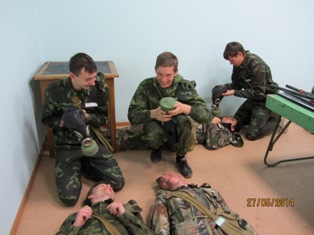 Ученики 10-го класса из Шабалинского района приняли участие в военных сборах